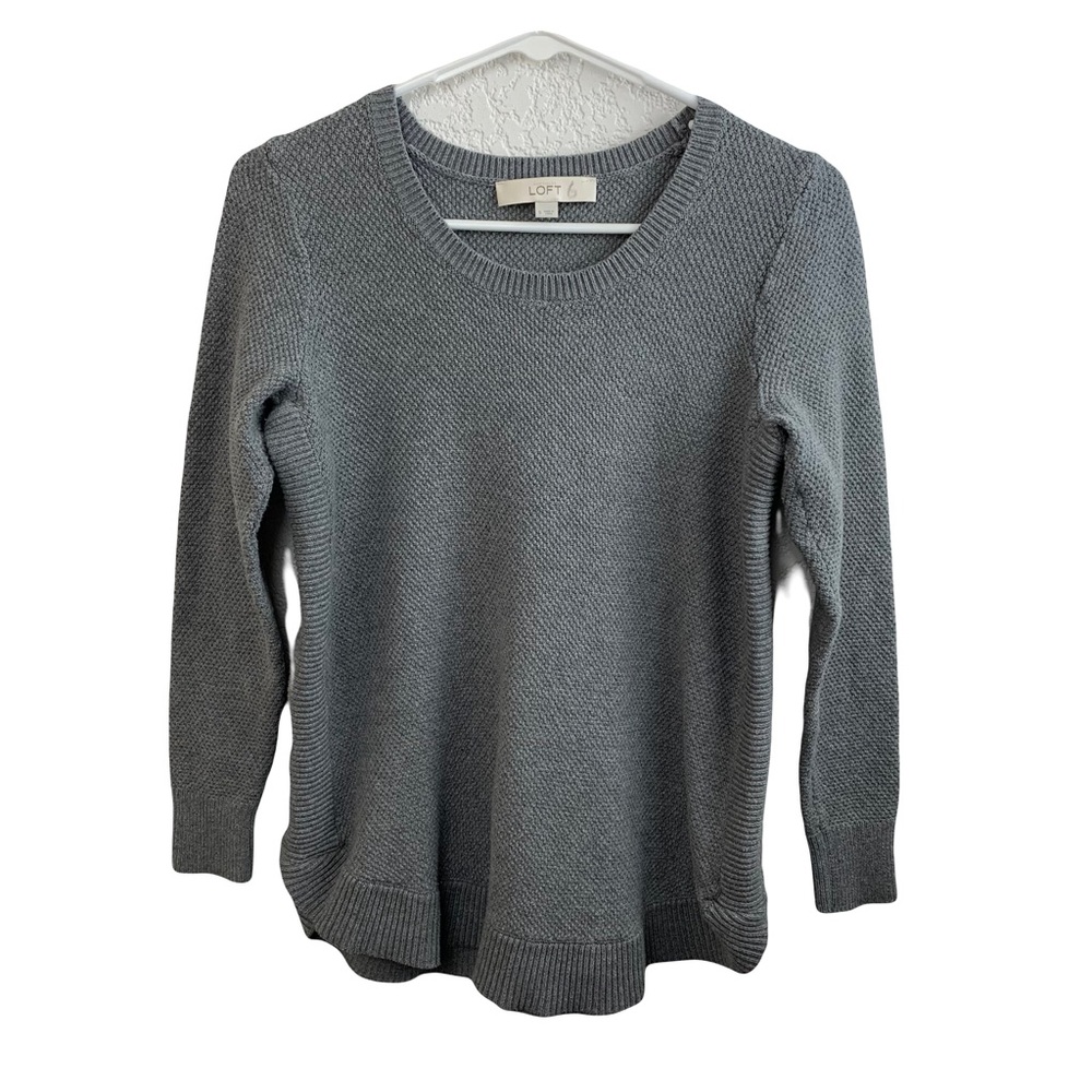 Ann Taylor Loft Womens Gray Sweater Size Small